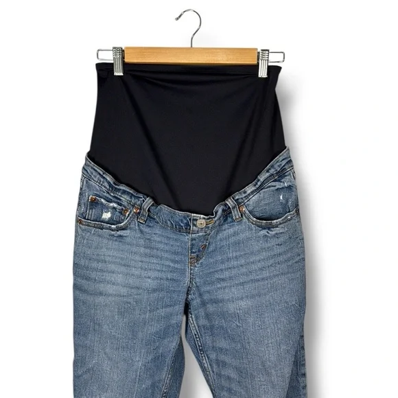 Abercrombie & Fitch Maternity The Ankle Straight Jeans - Picture 3 of 7